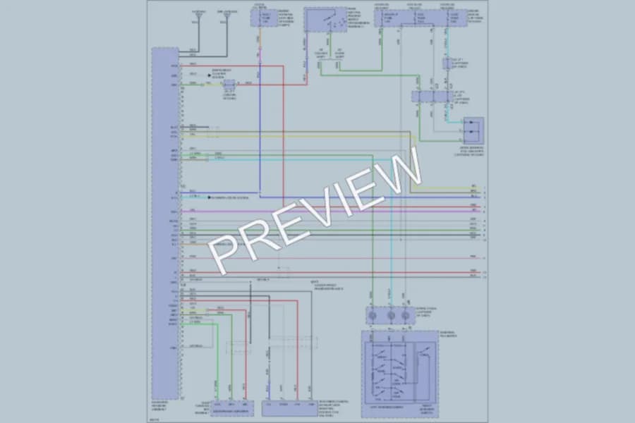 2009 Toyota Tundra Navigation wiring diagram preview