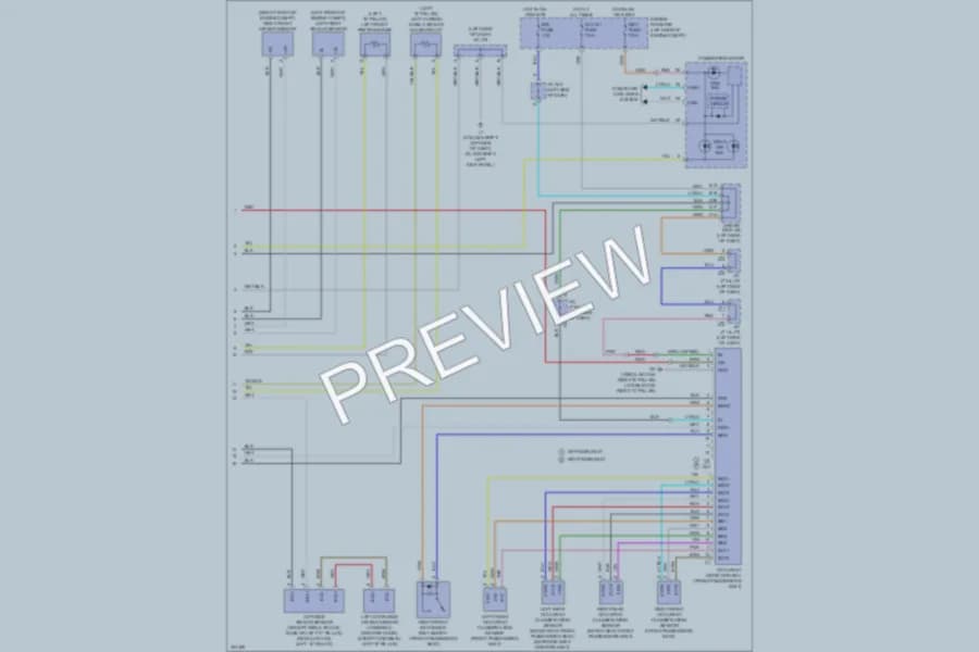 2009 Toyota Tundra Supplemental Restraints wiring diagram preview