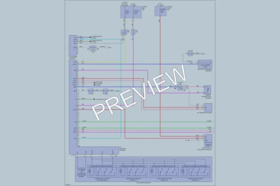2009 Toyota Venza Air Conditioning wiring diagram preview