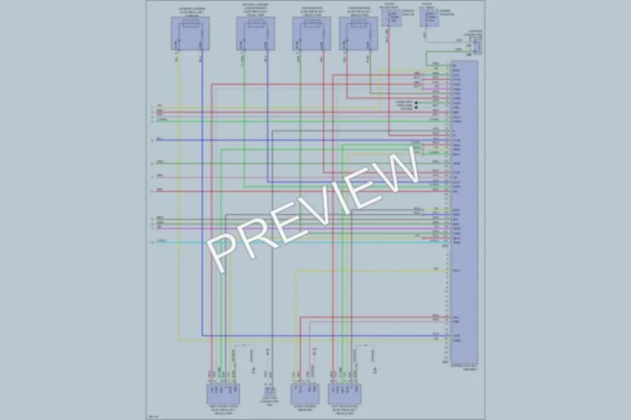 2009 Toyota Venza Anti Theft wiring diagram preview