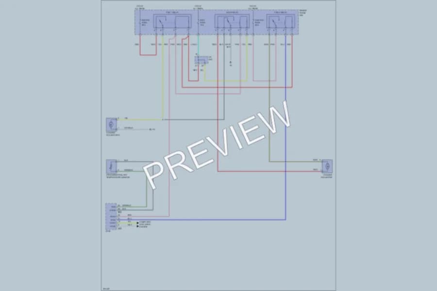 2009 Toyota Venza Cooling Fan wiring diagram preview