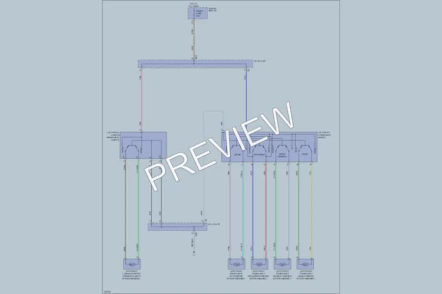 2009 Toyota Venza Power Seats wiring diagram preview