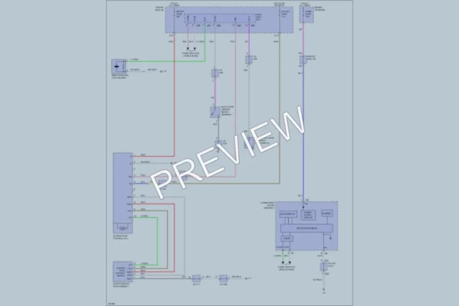 2009 Toyota Venza Power Top Sunroof wiring diagram preview