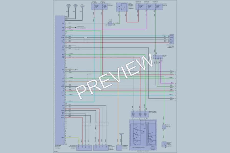2009 Toyota Venza Radio wiring diagram preview