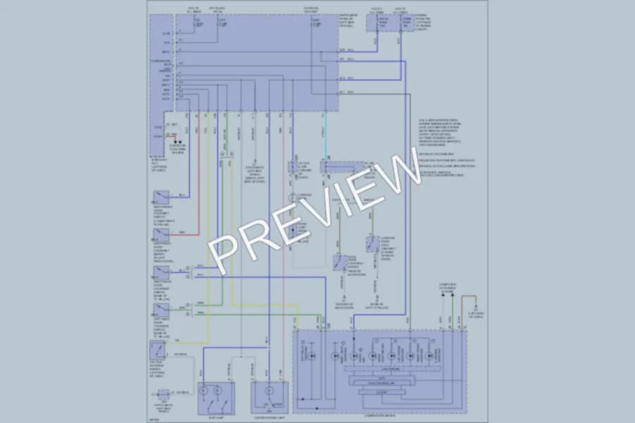 2009 Toyota Yaris Interior Lights wiring diagram preview