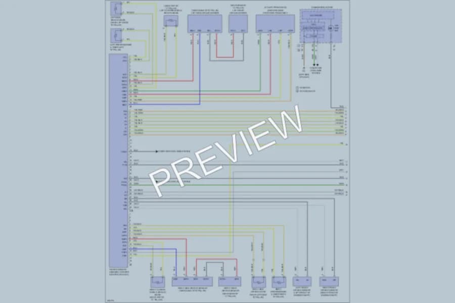 2009 Toyota Yaris Supplemental Restraints wiring diagram preview