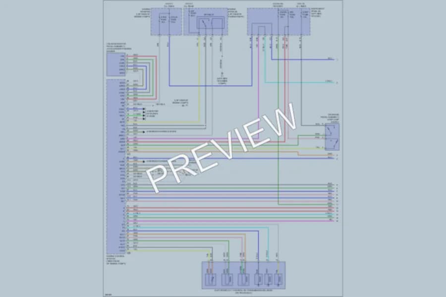 2009 Toyota Yaris Transmission wiring diagram preview