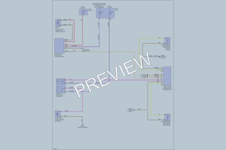 2009 Volkswagen Eos Cooling Fan wiring diagram preview