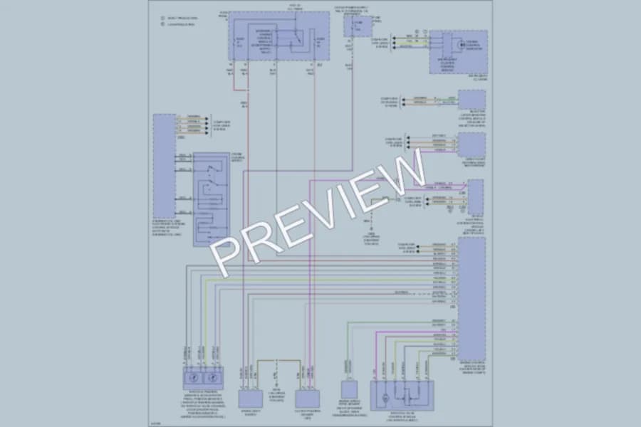 2009 Volkswagen Eos Cruise Control wiring diagram preview