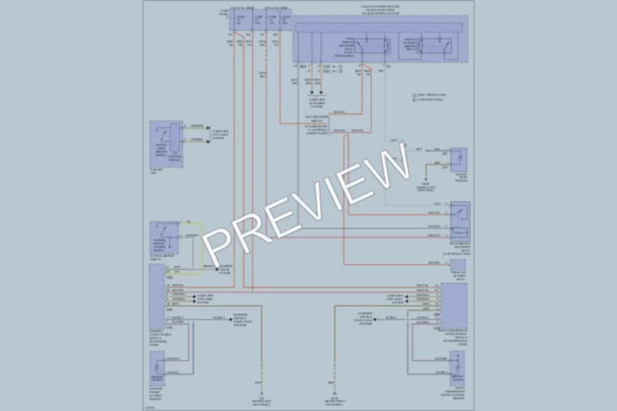 2009 Volkswagen Eos Defoggers wiring diagram preview