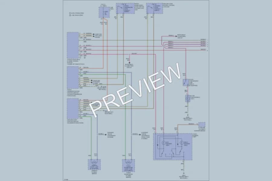 2009 Volkswagen Eos Interior Lights wiring diagram preview