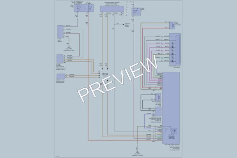 2009 Volkswagen Eos Shift Interlock wiring diagram preview