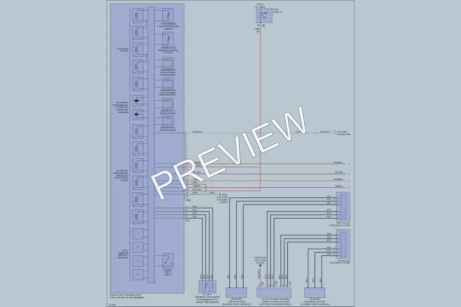 2009 Volkswagen Eos Transmission wiring diagram preview