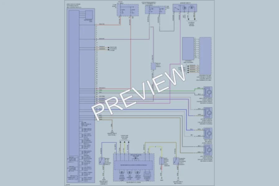 2009 Volkswagen GLI Anti Lock Brakes wiring diagram preview