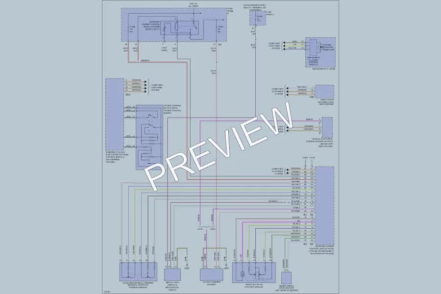 2009 Volkswagen GLI Cruise Control wiring diagram preview