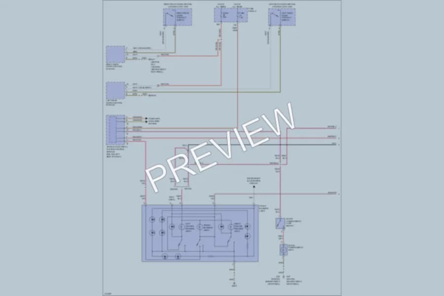 2009 Volkswagen GLI Interior Lights wiring diagram preview