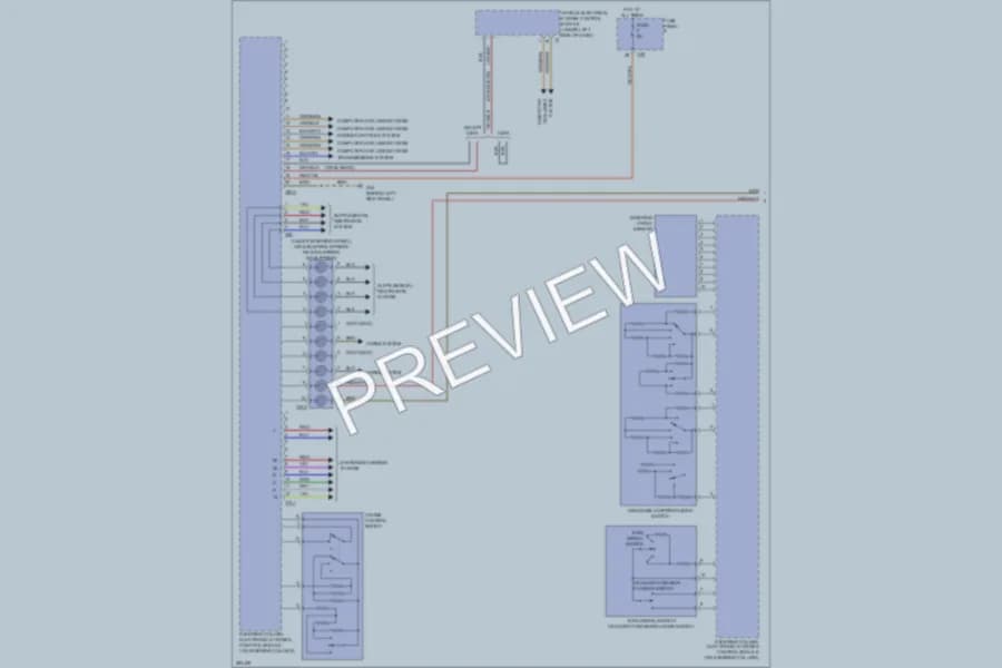 2009 Volkswagen GTI Body Control Modules wiring diagram preview