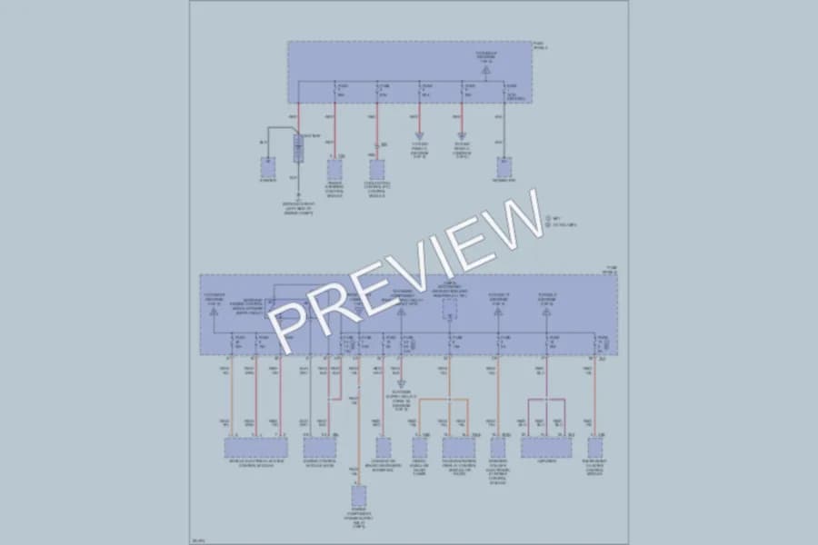 2009 Volkswagen GTI Power Distribution wiring diagram preview