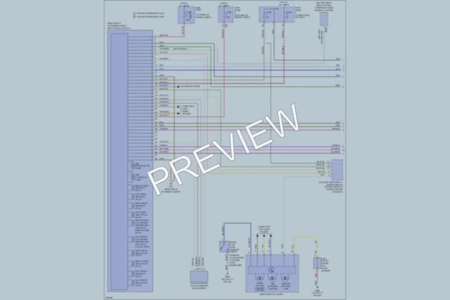 2009 Volkswagen Passat Anti Lock Brakes wiring diagram preview