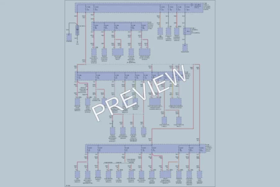 2009 Volkswagen Passat Power Distribution wiring diagram preview