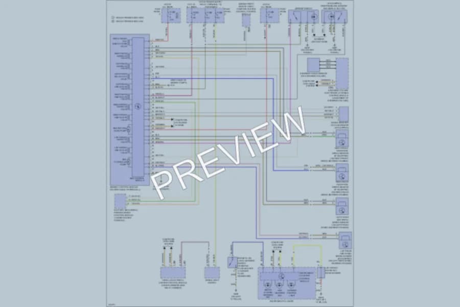 2009 Volkswagen PassatCC Anti Lock Brakes wiring diagram preview