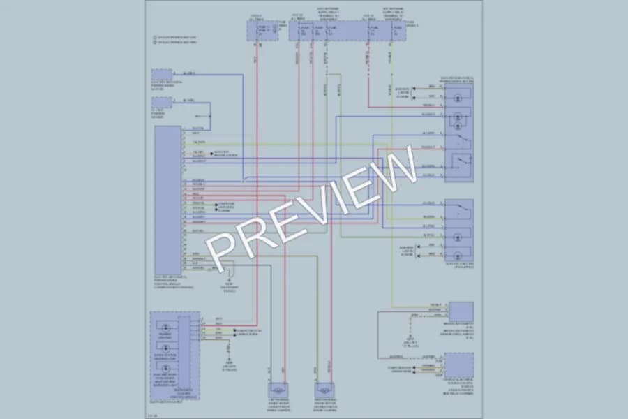 2009 Volkswagen PassatCC Shift Interlock wiring diagram preview