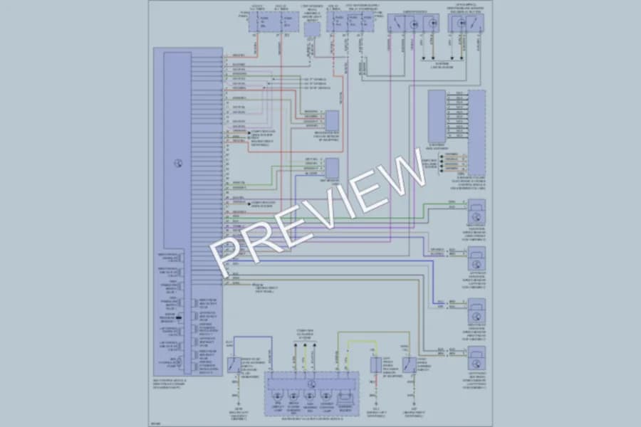 2009 Volkswagen Rabbit Anti Lock Brakes wiring diagram preview