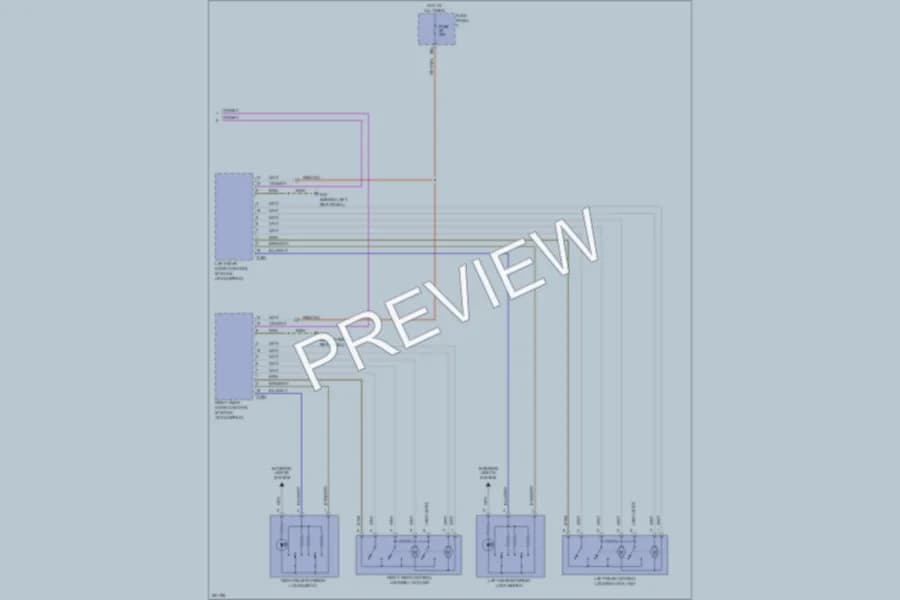 2009 Volkswagen Rabbit Anti Theft wiring diagram preview