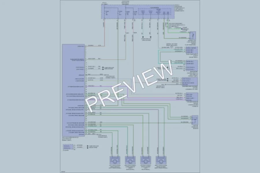2009 Volkswagen Routan Anti Lock Brakes wiring diagram preview