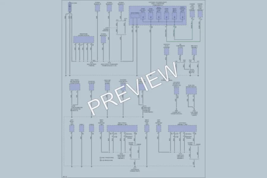 2009 Volkswagen Routan Ground Distribution wiring diagram preview