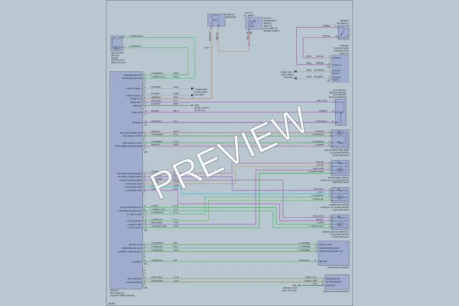 2009 Volkswagen Routan Memory Systems wiring diagram preview