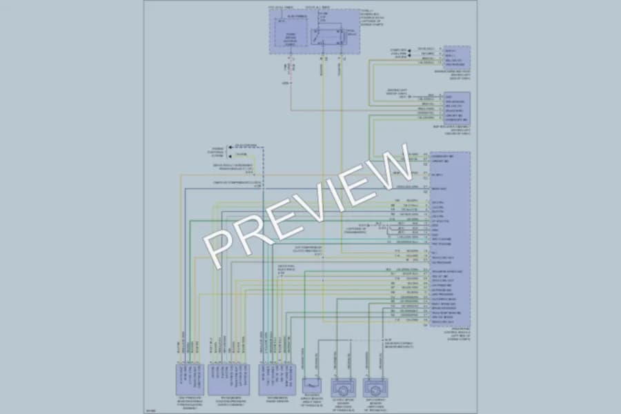 2009 Volkswagen Routan Transmission wiring diagram preview