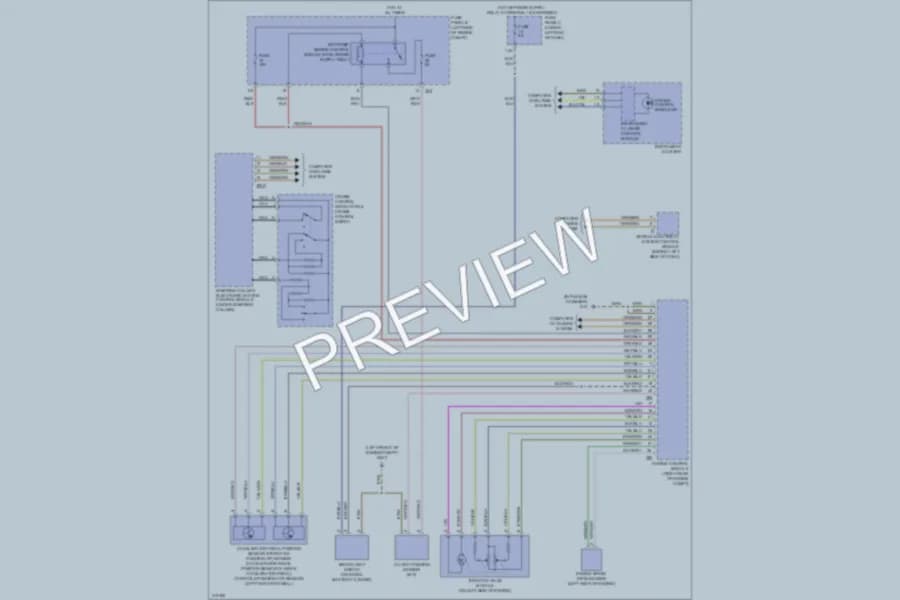 2009 Volkswagen Tiguan Cruise Control wiring diagram preview