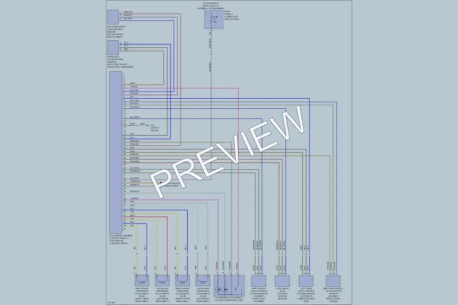 2009 Volkswagen Tiguan Electronic Suspension wiring diagram preview