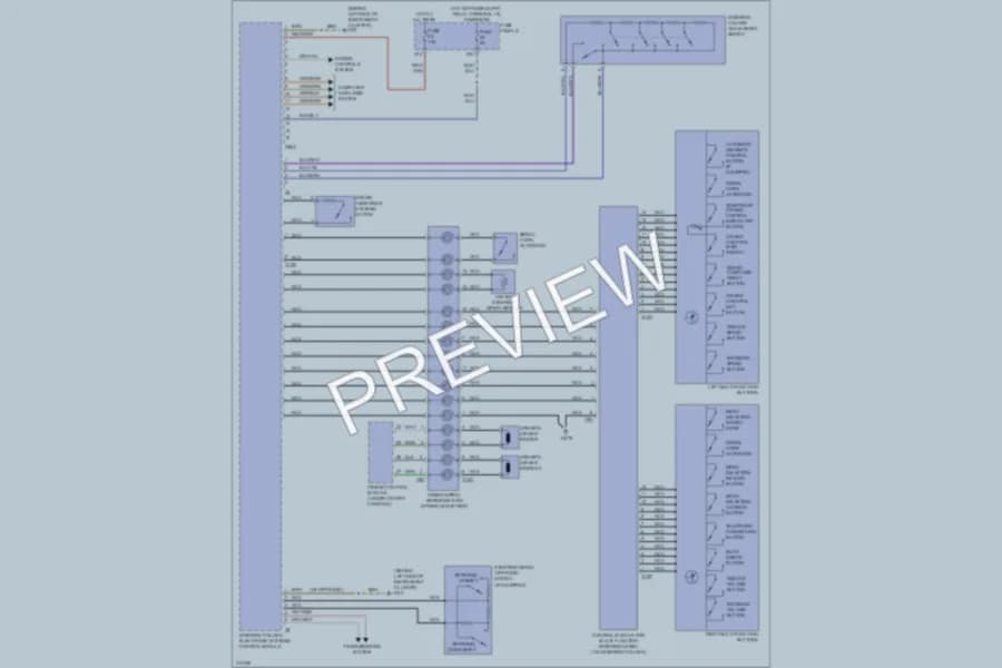 2009 Volkswagen Touareg Body Control Modules wiring diagram preview