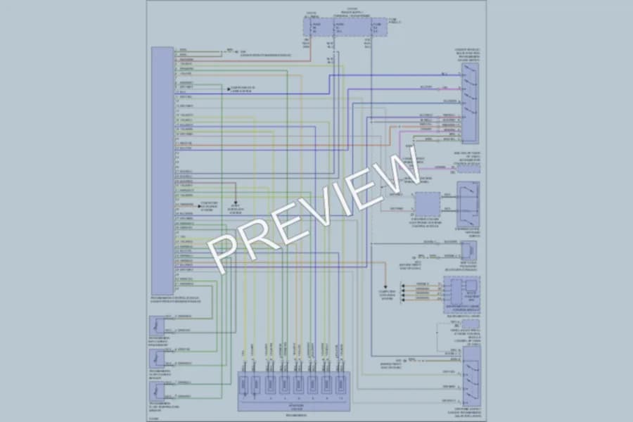 2009 Volkswagen Touareg Transmission wiring diagram preview