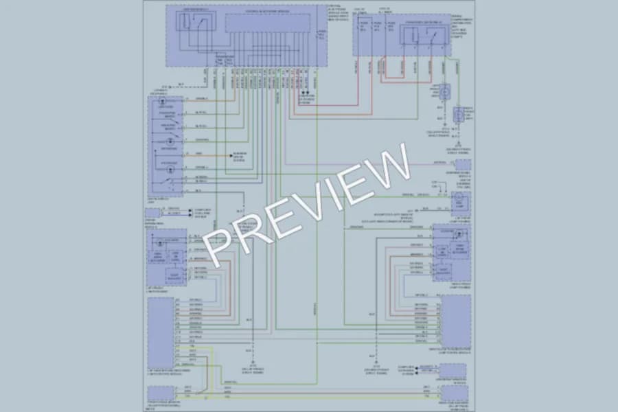 2009 Volvo C30 Headlights wiring diagram preview