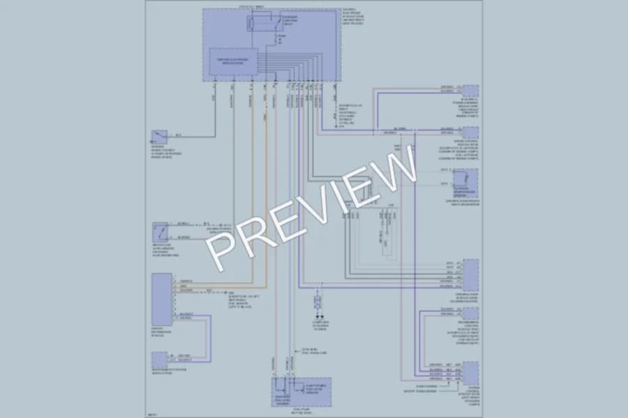 2009 Volvo C30 Instrument Cluster wiring diagram preview