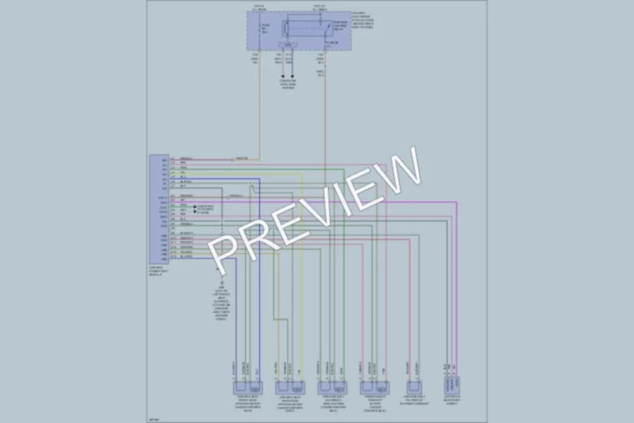 2009 Volvo C30 Memory Systems wiring diagram preview