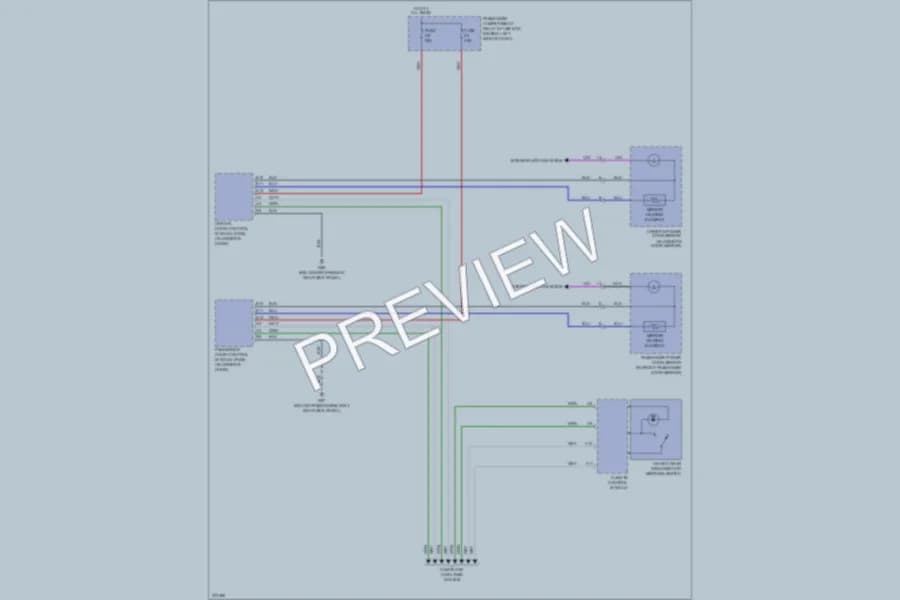 2009 Volvo S60 Defoggers wiring diagram preview