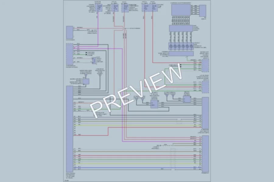 2009 Volvo S60 Navigation wiring diagram preview