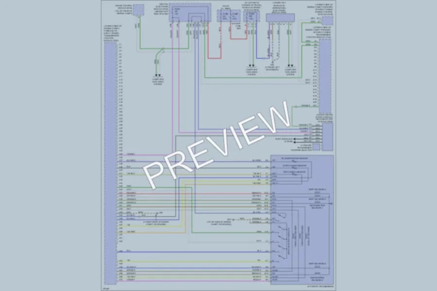 2009 Volvo S60 Transmission wiring diagram preview
