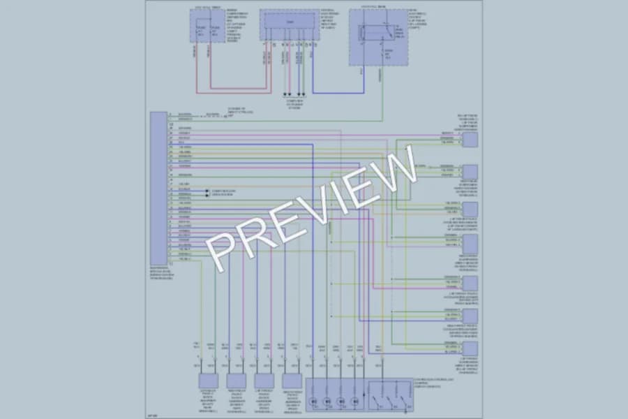 2009 Volvo V70 Electronic Suspension wiring diagram preview