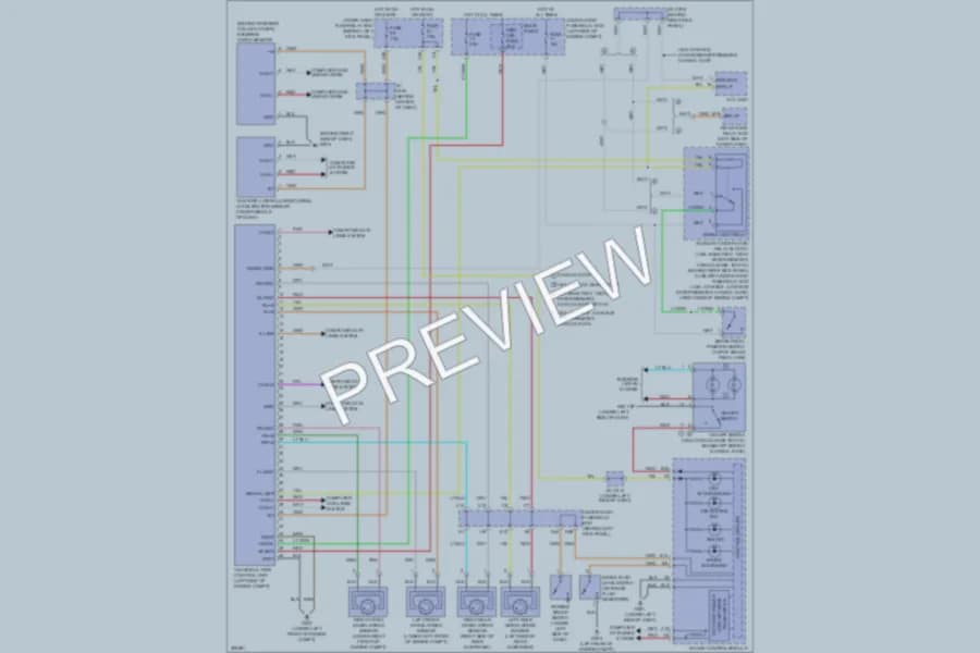 2010 Acura MDX Anti Lock Brakes wiring diagram preview