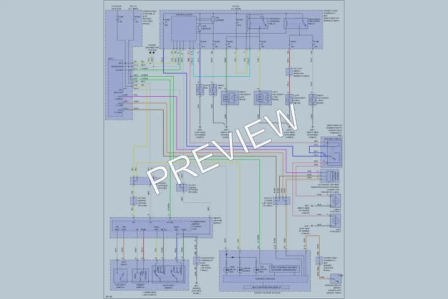2010 Acura MDX Headlights wiring diagram preview
