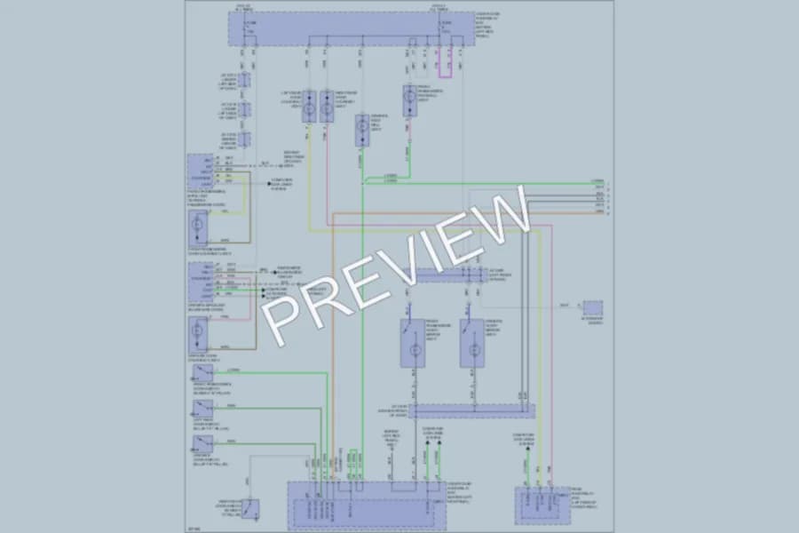 2010 Acura MDX Interior Lights wiring diagram preview