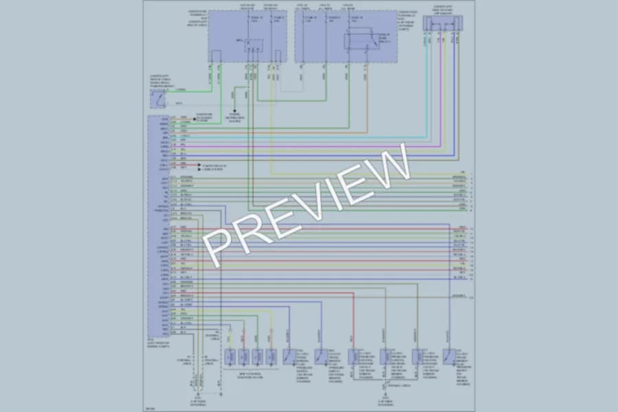 2010 Acura RDX Transmission wiring diagram preview