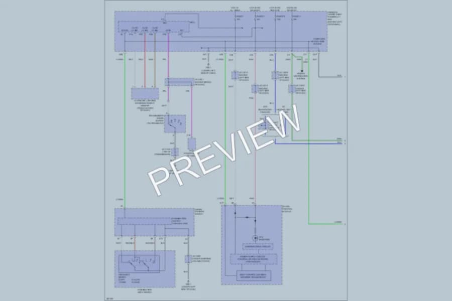 2010 Acura RL Headlights wiring diagram preview