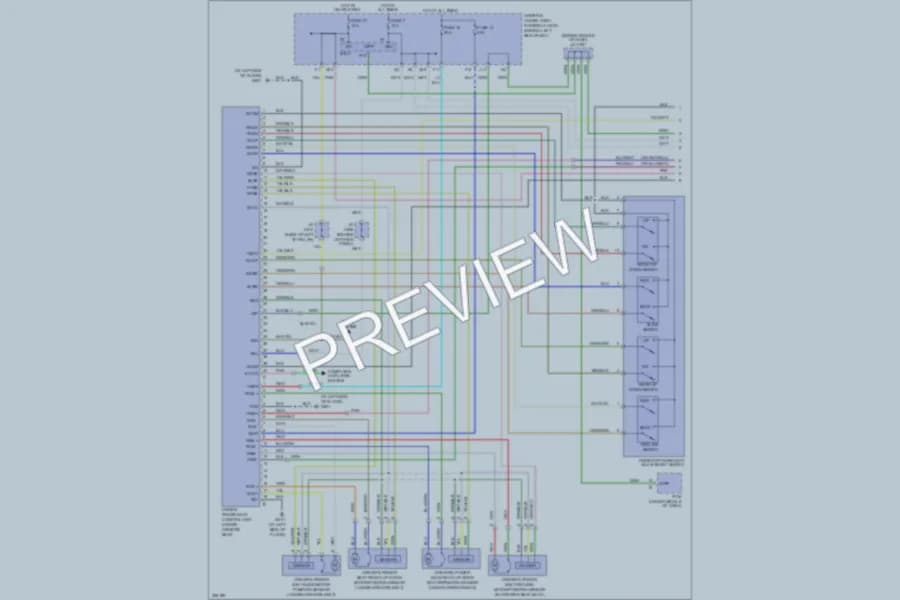 2010 Acura RL Memory Systems wiring diagram preview