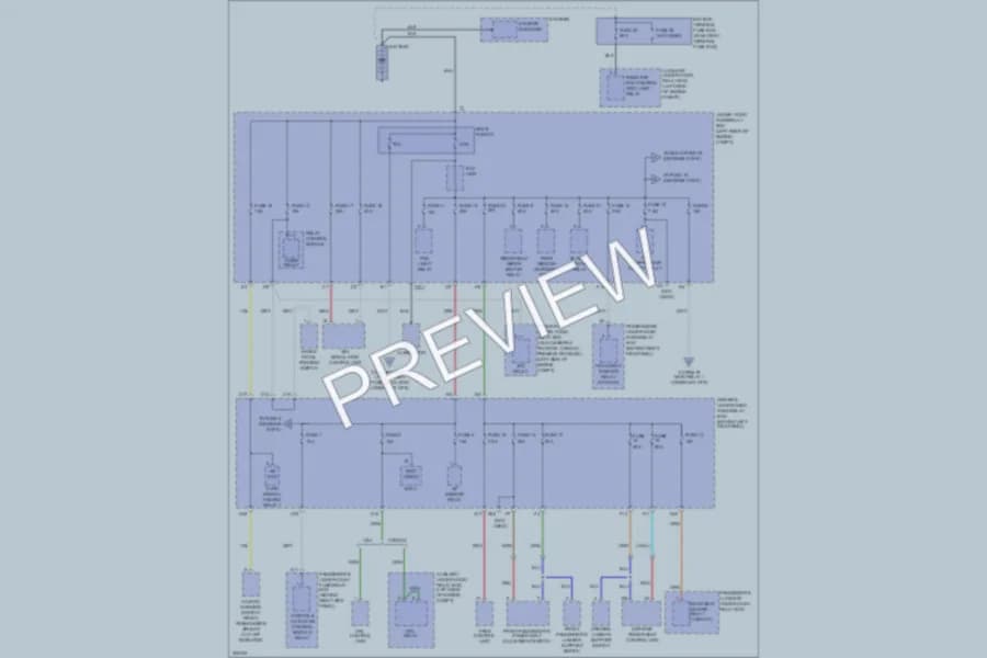 2010 Acura RL Power Distribution wiring diagram preview